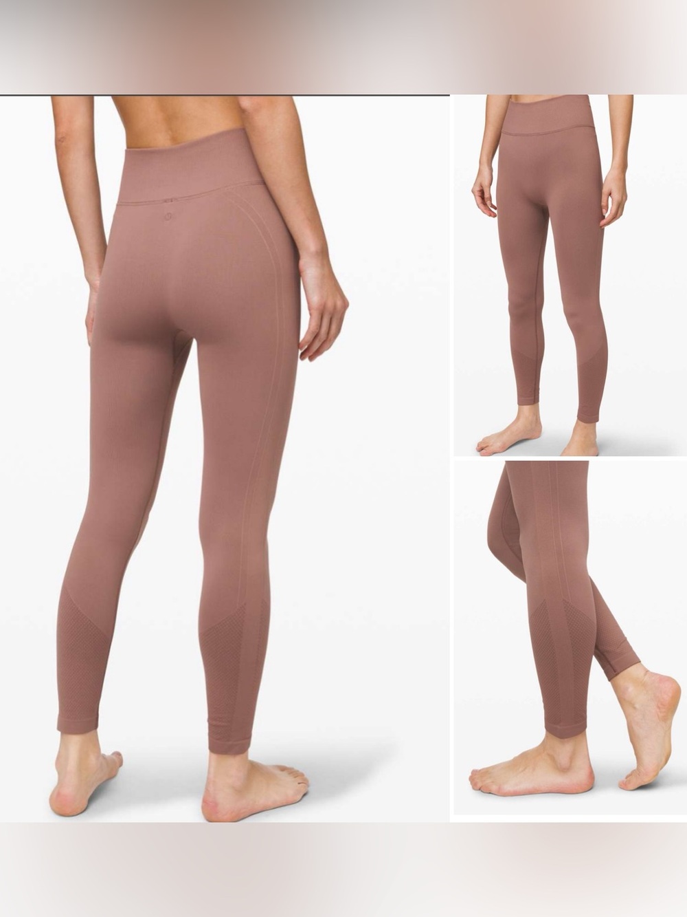 Lululemon Ebb to Street Tight Spanish Oak EUC Size 8